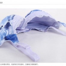 蜜格儿 花朵蕾丝多排扣美背侧收调整聚拢集中内衣减压文胸